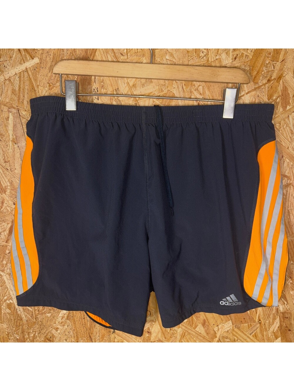 Adidas Supernova Climalite Mens Black Orange Running Shorts